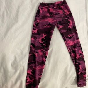 Pink camo leggings